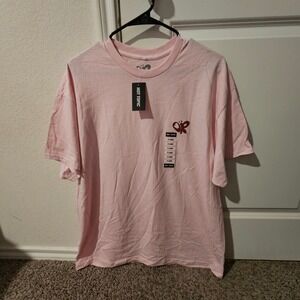 New Hot Topic Olivia Rodrigo GUTS World Tour Pink T Shirt Size X Large